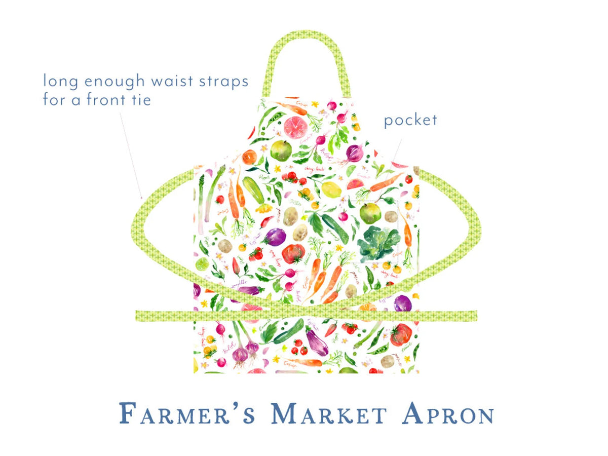 Farmhouse Print Apron